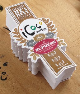 Paper Die Cut Stickers Printing