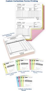 Carbonless Forms Printing