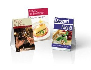 A frame Table Tents Printing